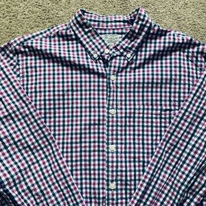 Men’s j.crew button down plaid shirt